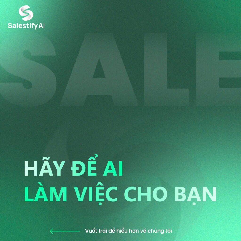 Hệ thống bot AI bán hàng của Salestify AI hỗ trợ tạo và gửi email bán hàng thông minh, tự động hóa quy trình chăm sóc khách hàng.